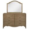 Revello 8-drawer Bedroom Dresser with Mirror Washed Mango