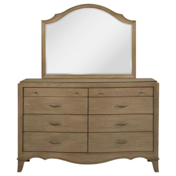 Revello 8-drawer Bedroom Dresser with Mirror Washed Mango