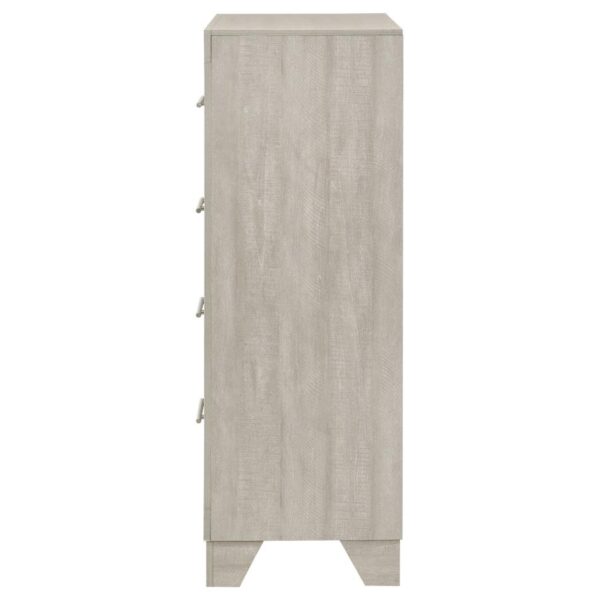 Trenton 4-drawer Bedroom Chest of Drawers Rustic Cream