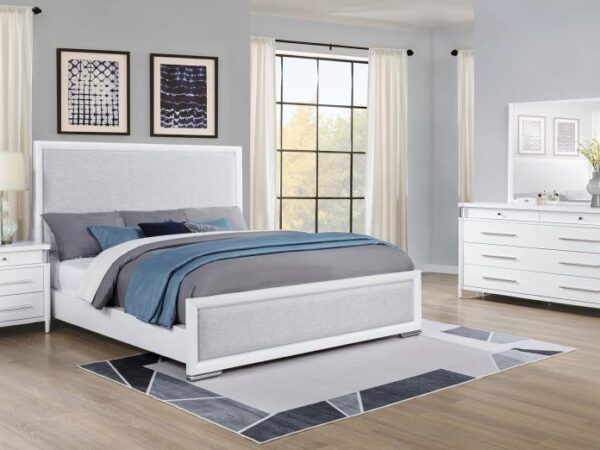 Gracemont 4-piece Eastern King Bedroom Set White