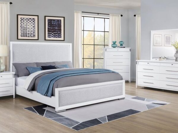Gracemont 5-piece California King Bedroom Set White