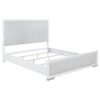 Gracemont 57-inch California King Panel Bed Grey and White