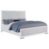 Gracemont 57-inch California King Panel Bed Grey and White