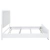 Gracemont 57-inch California King Panel Bed Grey and White