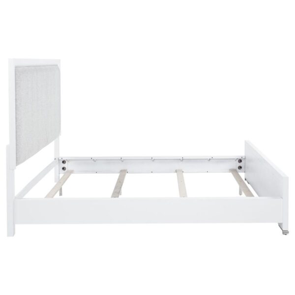 Gracemont 57-inch California King Panel Bed Grey and White