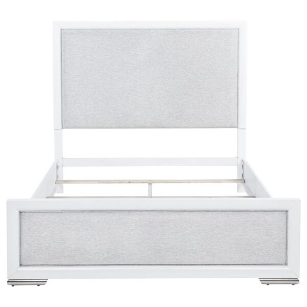 Gracemont 57-inch Queen Panel Bed Grey and White