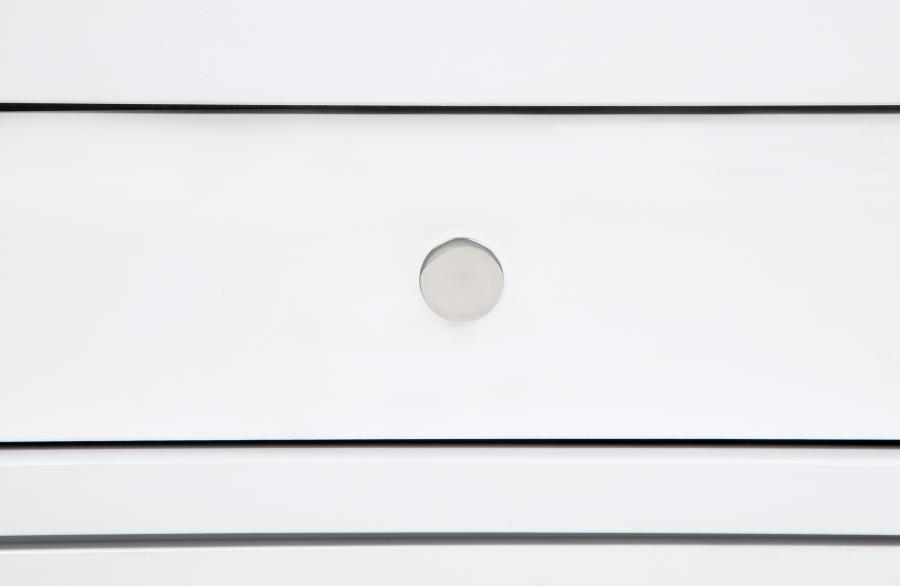 Gracemont 3-drawer Bedroom Nightstand Bedside Table White