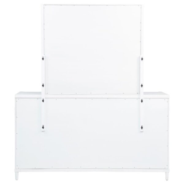 Gracemont 8-drawer Bedroom Dresser with Mirror White