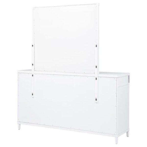 Gracemont 8-drawer Bedroom Dresser with Mirror White