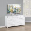 Gracemont 8-drawer Bedroom Dresser Cabinet White