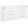 Gracemont 8-drawer Bedroom Dresser Cabinet White