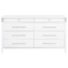 Gracemont 8-drawer Bedroom Dresser Cabinet White