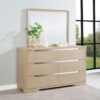 Ladera 6-drawer Bedroom Dresser and Mirror Light Elm