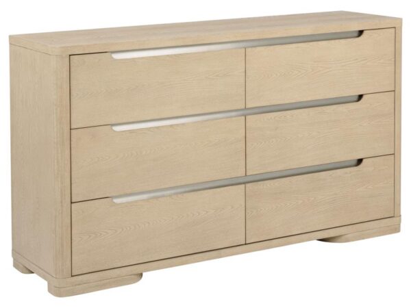 Ladera 6-drawer Bedroom Dresser Light Elm