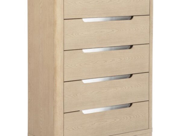 Ladera 5-drawer Bedroom Chest of Drawers Light Elm