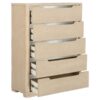 Ladera 5-drawer Bedroom Chest of Drawers Light Elm