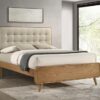 Robyn Wood Queen Platform Bed Light Ash