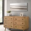 Robyn 6-drawer Bedroom Dresser Light Ash