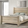 Oakglen 55-inch Eastern King Panel Bed Weathered Oak
