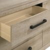 Oakglen 6-drawer Bedroom Dresser Weathered Oak