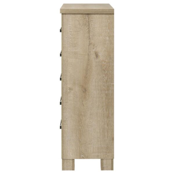 Oakglen 5-drawer Bedroom Chest of Drawers Weathered Oak