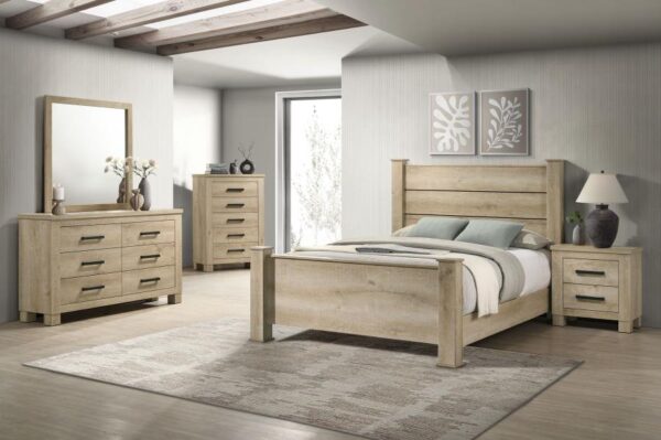 Oakglen 5-drawer Bedroom Chest of Drawers Weathered Oak