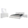 Jeremaine 4-piece California King Bedroom Set White