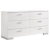 Jeremaine 4-piece California King Bedroom Set White