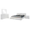 Jeremaine 4-piece California King Bedroom Set White