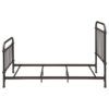 Livingston Metal Twin Open Frame Bed Dark Bronze