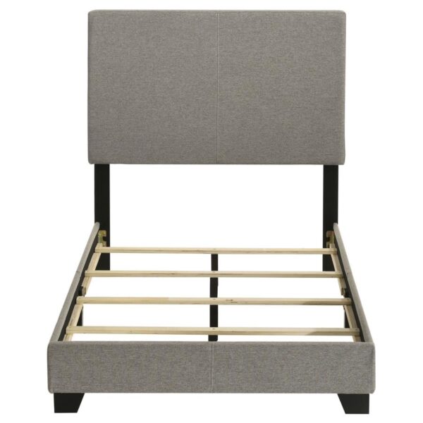 Dorian Fabric Upholstered Twin Panel Bed Taupe