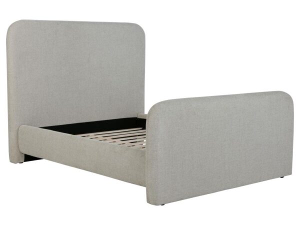 Wren Upholstered Queen Panel Bed Grey