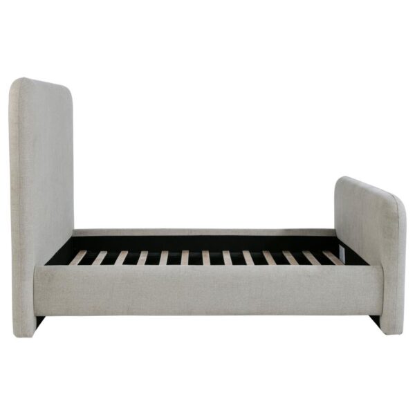 Wren Upholstered Queen Panel Bed Grey