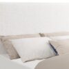 Knox Upholstered EASTERN KING Panel Bed Cream