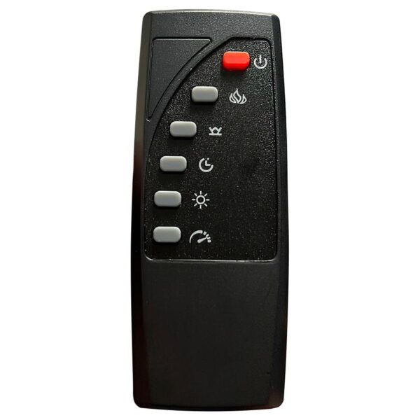 Tisdall Upholstered Eastern King Flame Visualizer Bed Cream