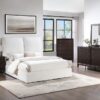Gwendoline Upholstered Queen Panel Bed White
