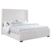 Natasha 65-inch Upholstered California King Bed Cream