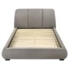 Mokena 46-inch Upholstered Queen Platform Bed Taupe