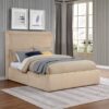 Lawson 54-inch Upholstered Full Platform Bed Light Saddle