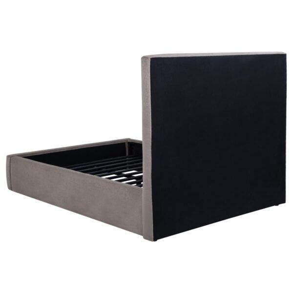 Lawson 54-inch Upholstered Full Panel Platform Bed Mushroom