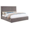 Lawson 54-inch Upholstered Eastern King Platform Bed Mushroom