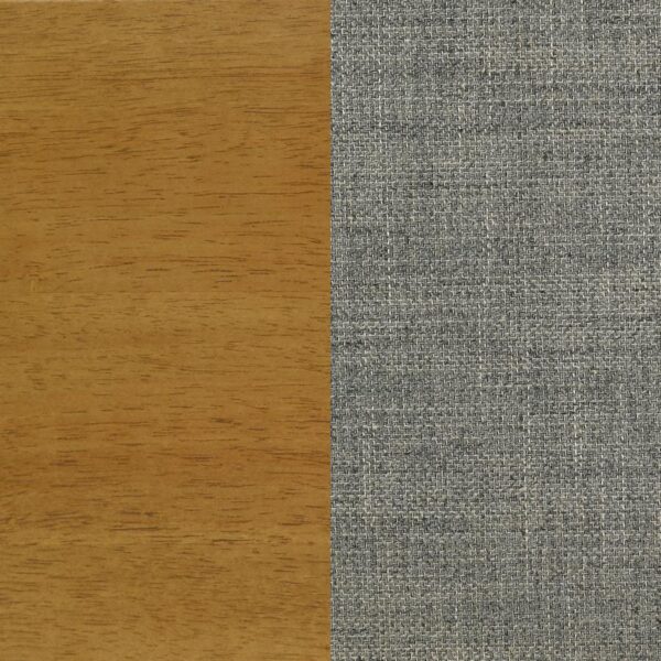 Mason 46-inch Full Panel Platform Bed Grey and Light Brown