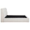Nollet 48-inch Upholstered Queen Panel Platform Bed Cream