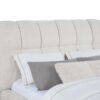 Nollet 48-inch Upholstered Queen Panel Platform Bed Cream