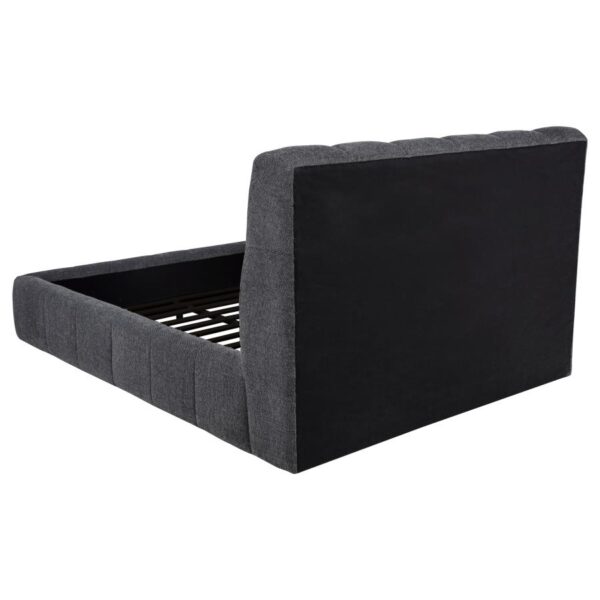 Nollet 48-inch Upholstered Queen Panel Platform Bed Grey