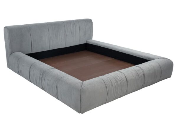 Wilshire Upholstered Eastern King Platform Bed Grey