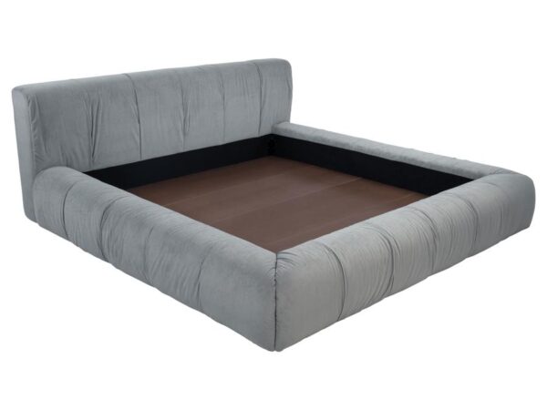 Wilshire Upholstered California King Platform Bed Grey
