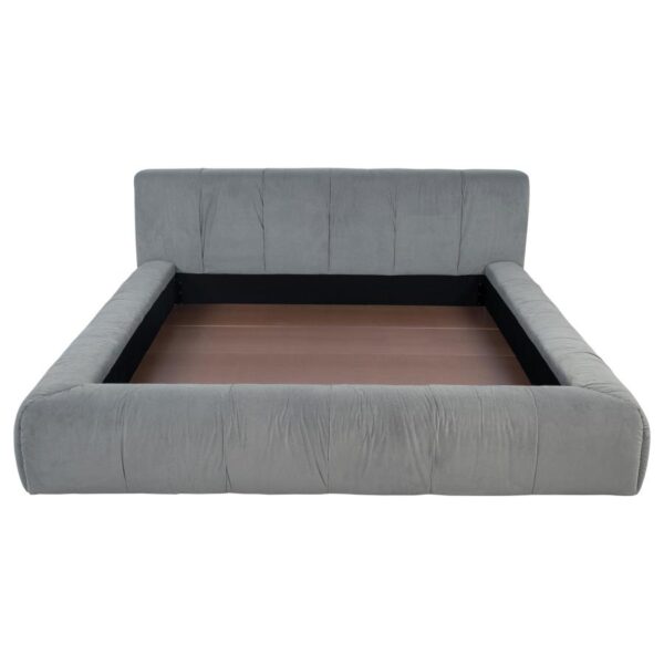 Wilshire Upholstered California King Platform Bed Grey