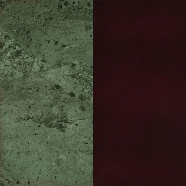 Edite Round Marble Top Plant Stand Merlot