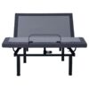 Negan Queen Adjustable Bed Base Grey and Black